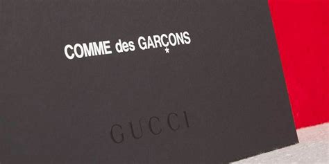 commes des garcons x gucci|Comme Des Garçons x Gucci Capsule Collection Teaser.